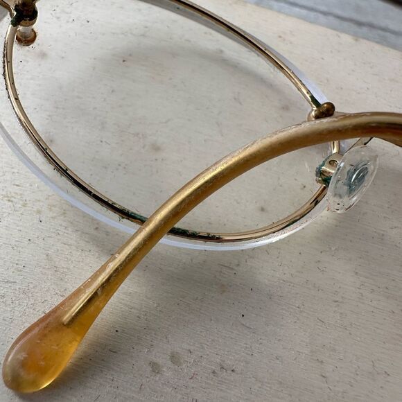 Vintage Cazal Germany Semi Rimless Glasses As Is - Picture 9 of 9